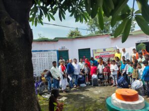 special camp organized for disabled children under samagra shiksha abhiyan at kishanpur brc