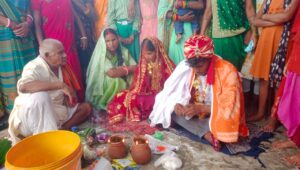 three years of love came to fruition villagers arranged the marriage of the lovers craftsamachar