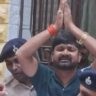 rjd candidate satyendra shah arrested immediately after filing his nomination he was wanted by jharkhand police in connection with a 2004 bank robbery